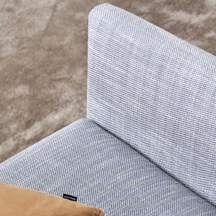 Minimalist fabric 2 seater sofa rina conceptual design.