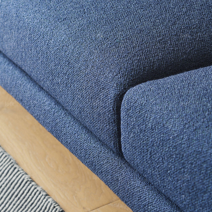 Minimalist fabric 2 seater sofa rina detail 1.