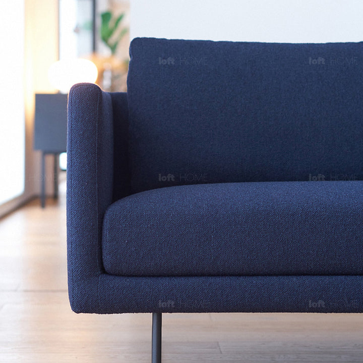 Minimalist fabric 2 seater sofa rina layered structure.