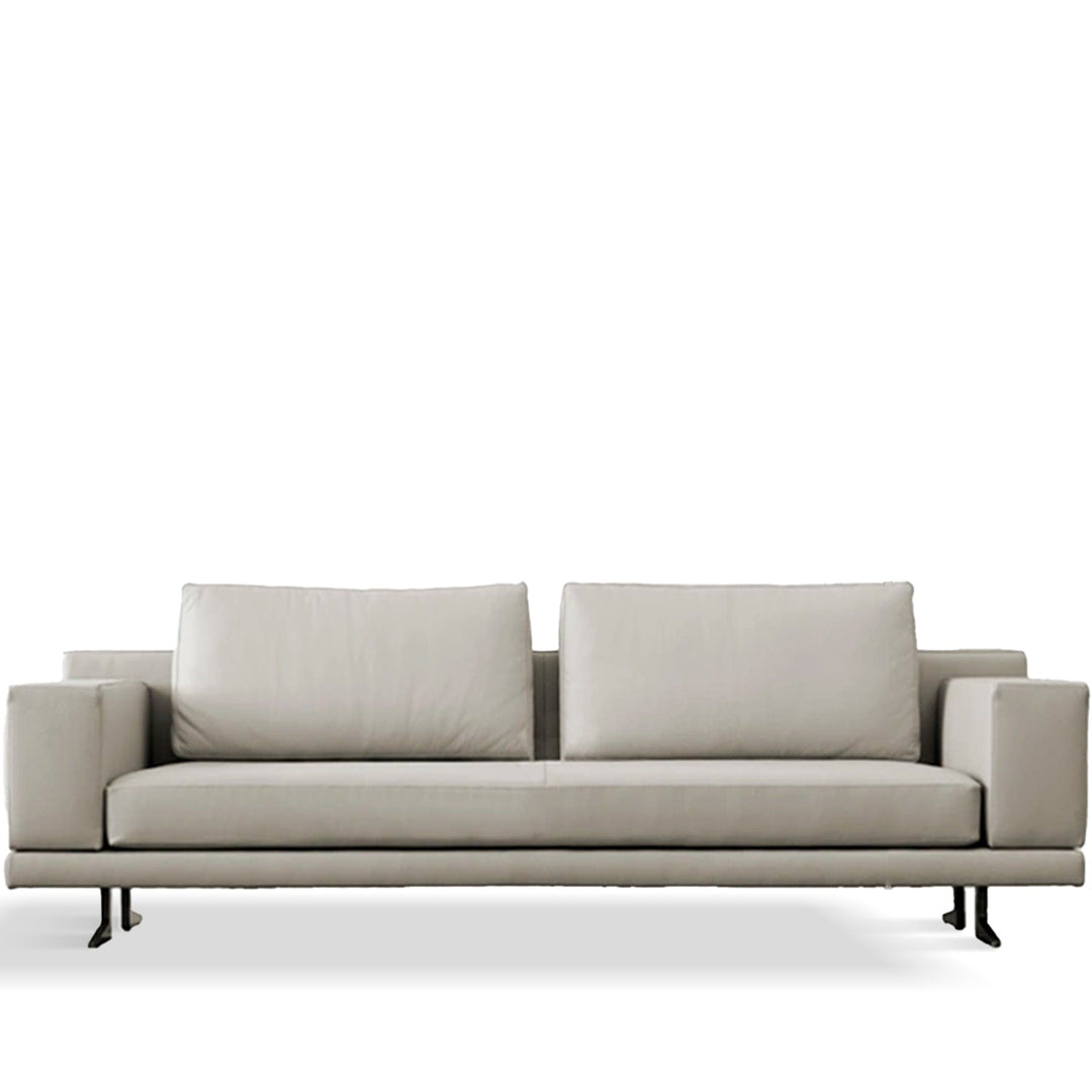 Minimalist fabric 3 seater sofa bologna detail 5.