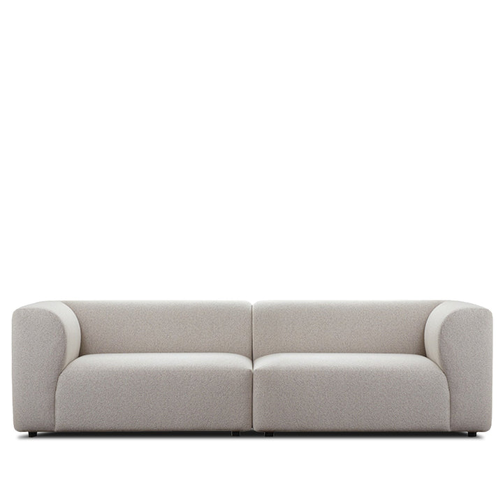Minimalist fabric 3 seater sofa flower detail 3.