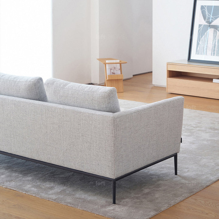 Minimalist fabric 3 seater sofa grace detail 3.