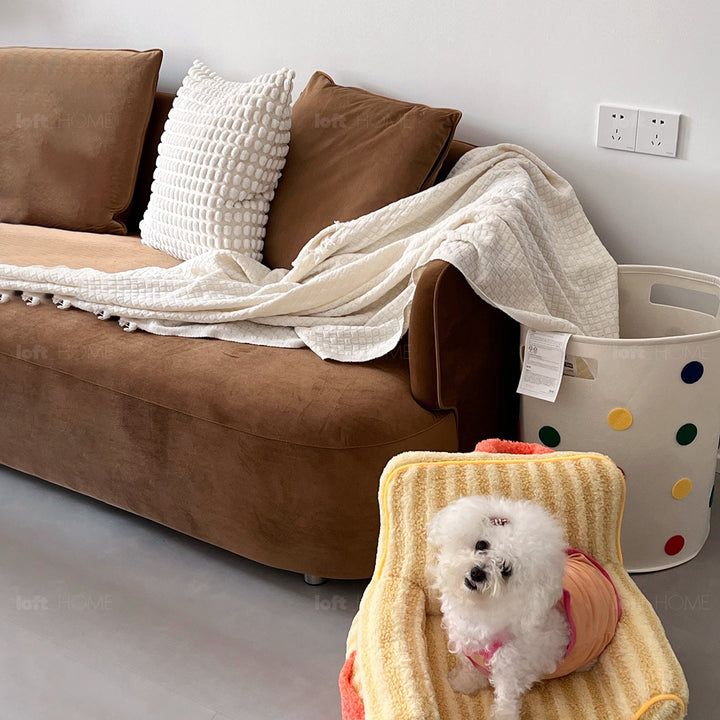 Minimalist fabric 3 seater sofa heb conceptual design.