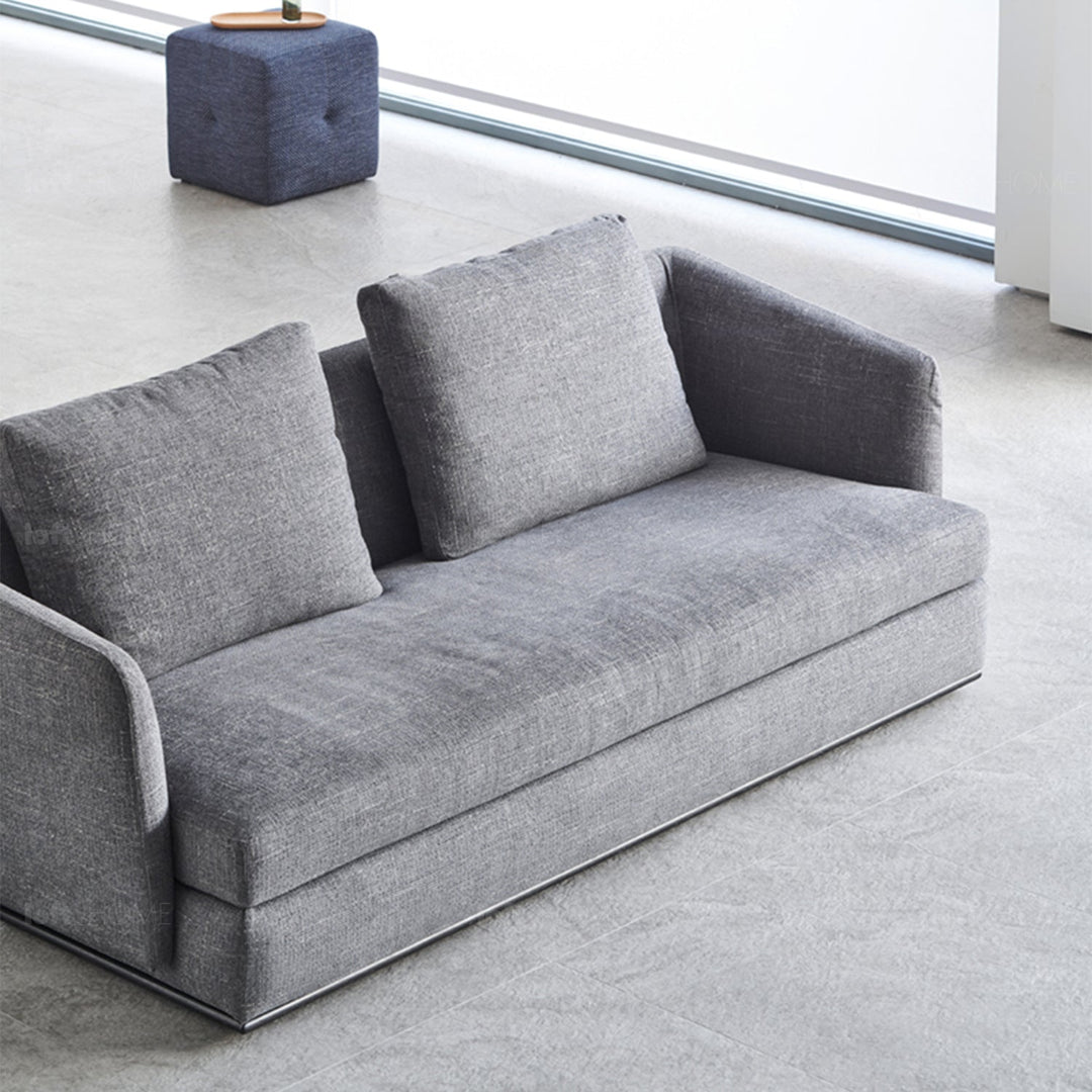Minimalist fabric 3 seater sofa mlini conceptual design.