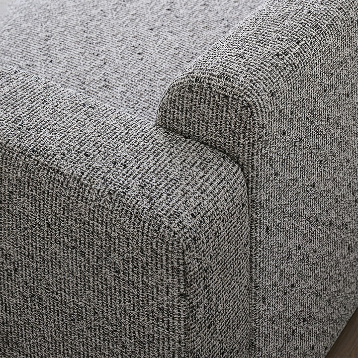 Minimalist fabric 3 seater sofa nemo detail 1.