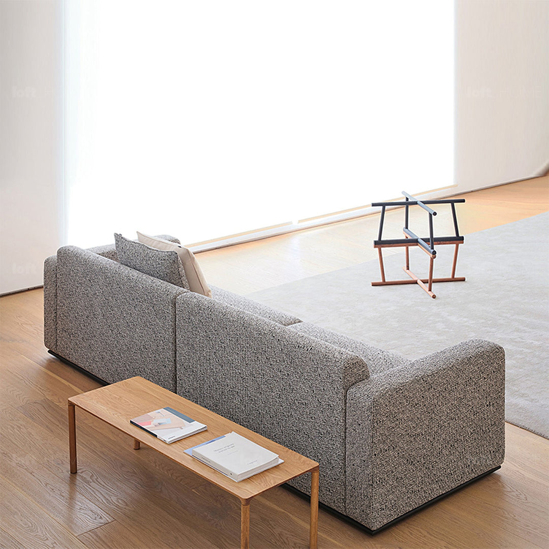 Minimalist fabric 3 seater sofa nemo environmental situation.