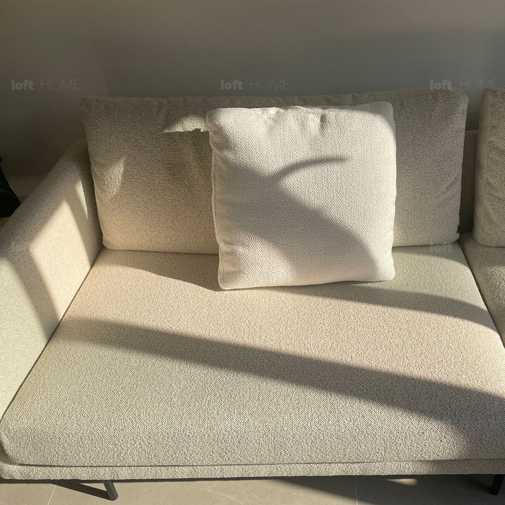 Minimalist fabric 3 seater sofa rina detail 7.