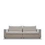 Minimalist Fabric 3 Seater Sofa WHITE