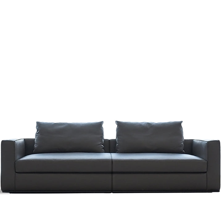 Minimalist fabric 3.5 seater sofa como situational feels.
