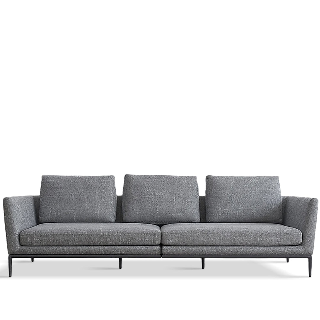 Minimalist fabric 3.5 seater sofa grace detail 6.