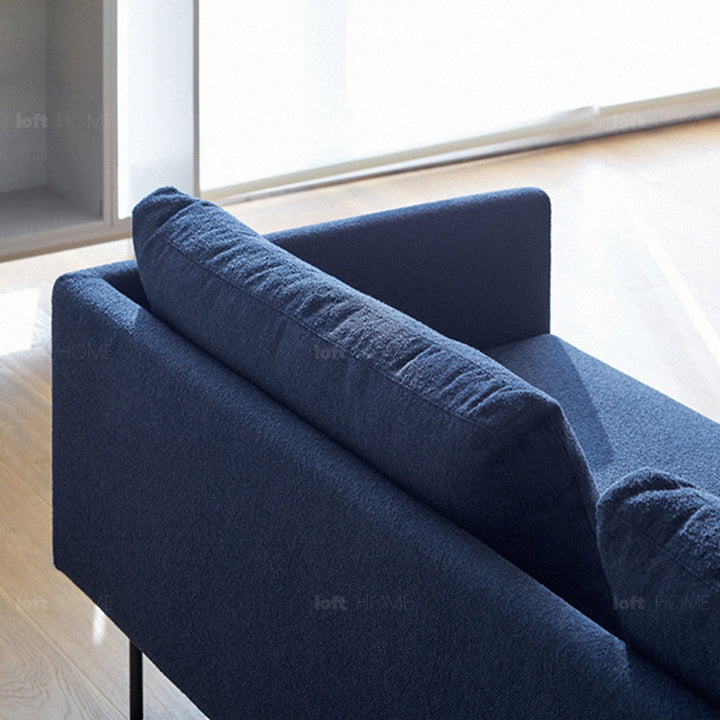 Minimalist fabric 3.5 seater sofa rina detail 2.