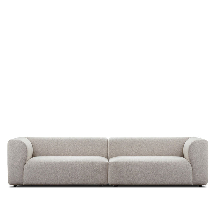 Minimalist fabric 4 seater sofa flower detail 3.