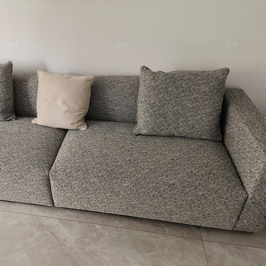 Minimalist fabric 4 seater sofa nemo situational feels.