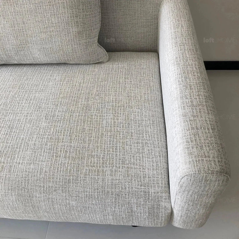 Minimalist fabric 4.5 seater sofa ann detail 2.
