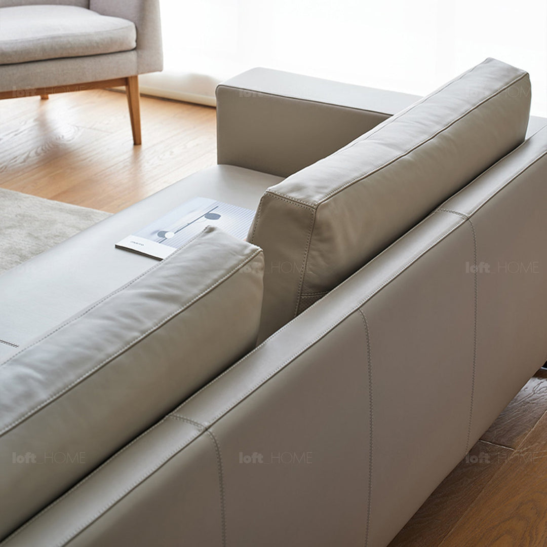 Minimalist fabric 4.5 seater sofa bologna conceptual design.