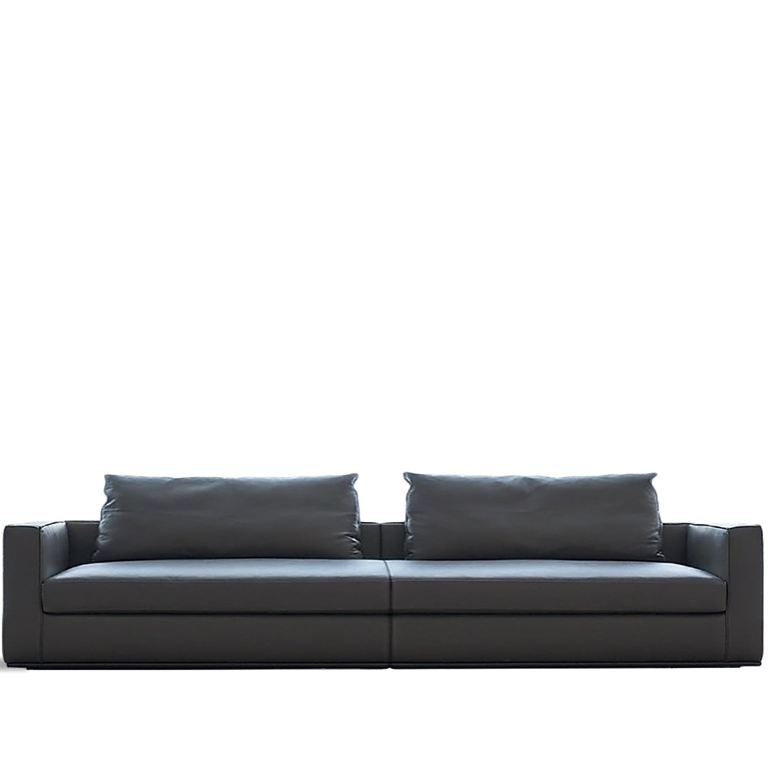Minimalist fabric 4.5 seater sofa como situational feels.