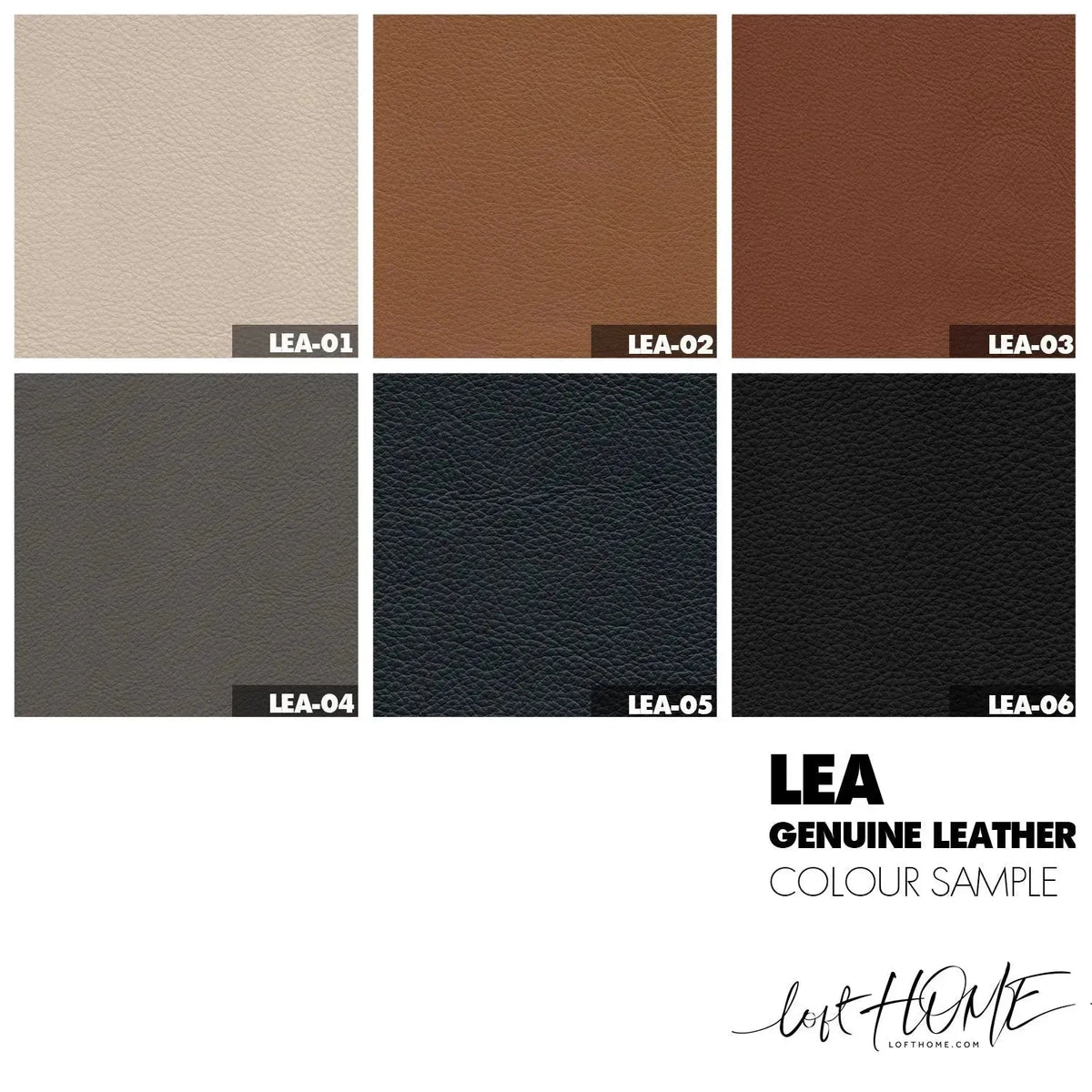 Modern fabric and leather 1 seater sofa alger color swatches.