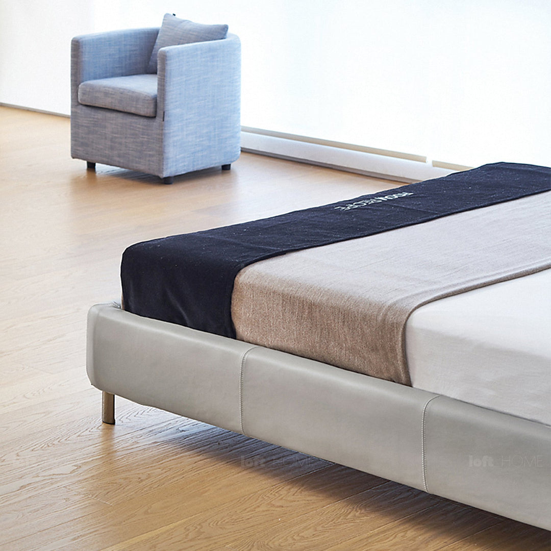 Minimalist fabric bed cygnus conceptual design.