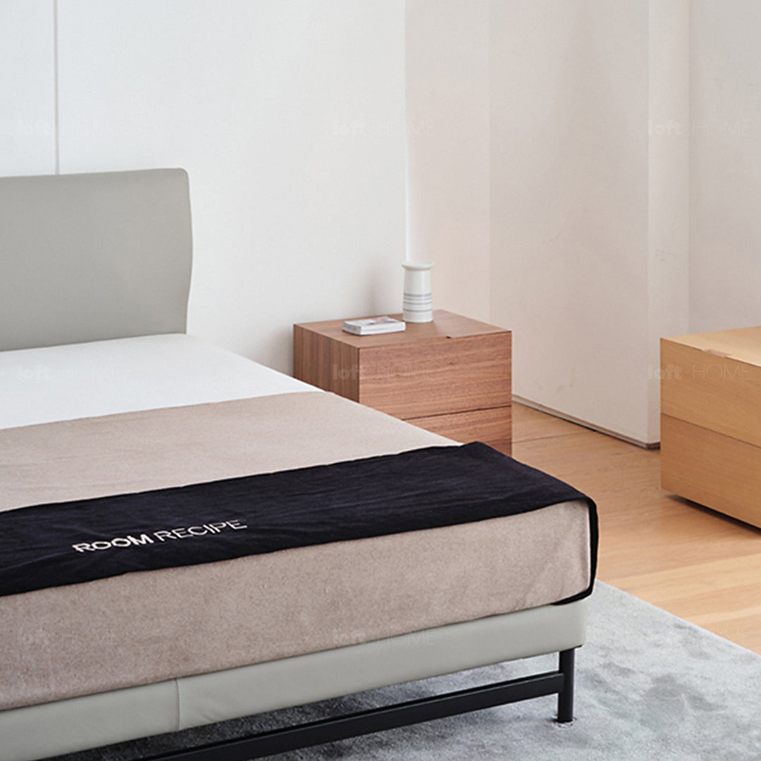 Minimalist fabric bed nor situational feels.