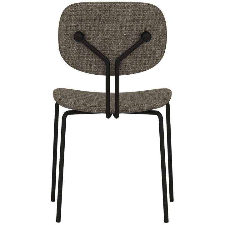 Minimalist fabric dining chair et situational feels.