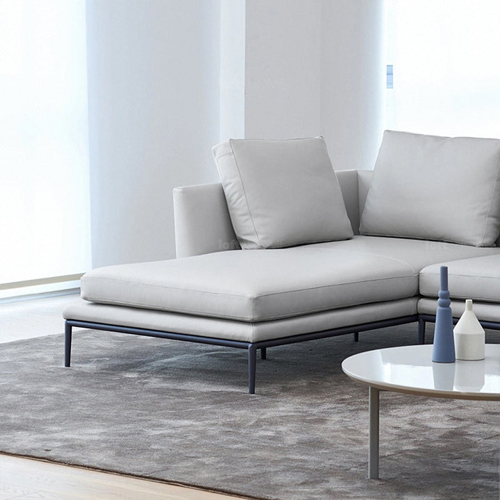 Minimalist fabric l shape sectional sofa grace 3+l conceptual design.