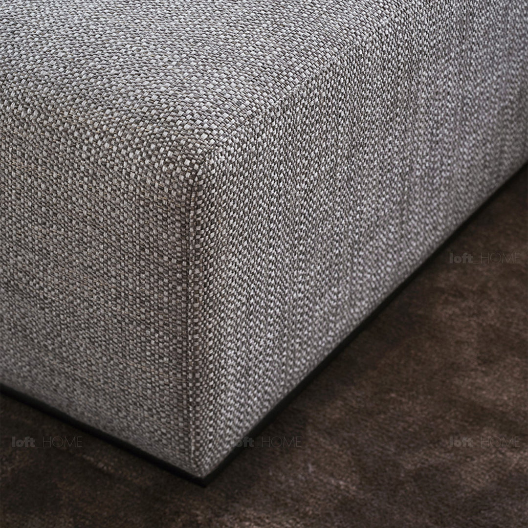 Minimalist fabric l shape sectional sofa nemo 3+l detail 1.