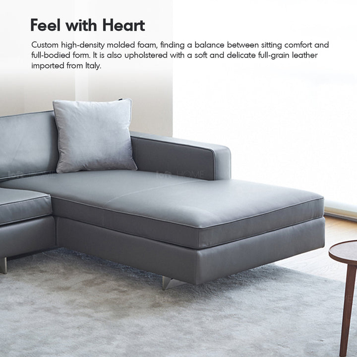 Minimalist fabric l shape sectional sofa vemb 2+l with context.