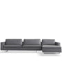Minimalist Fabric L Shape Sectional Sofa VEMB 3+L