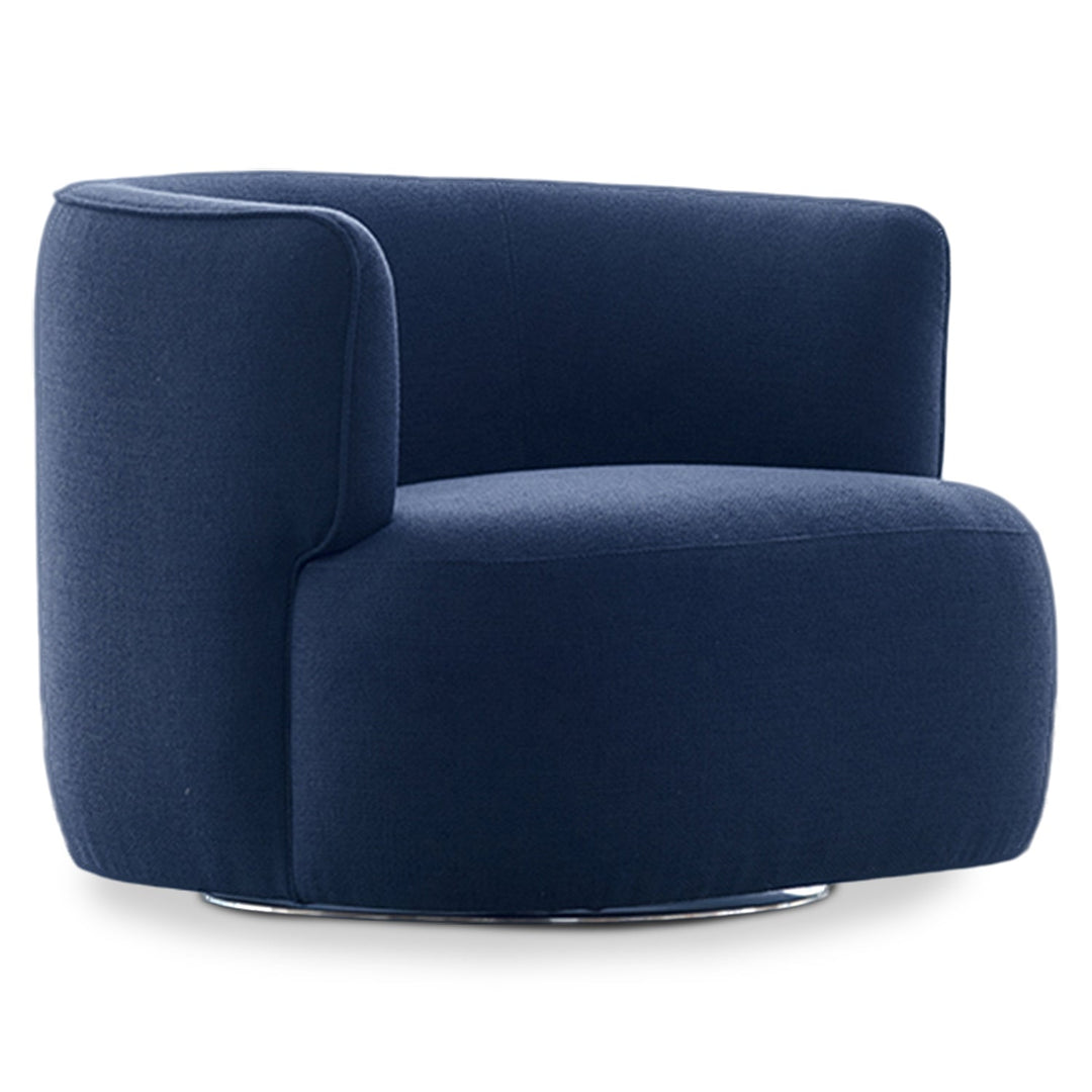 Minimalist fabric revolving 1 seater sofa heb detail 5.