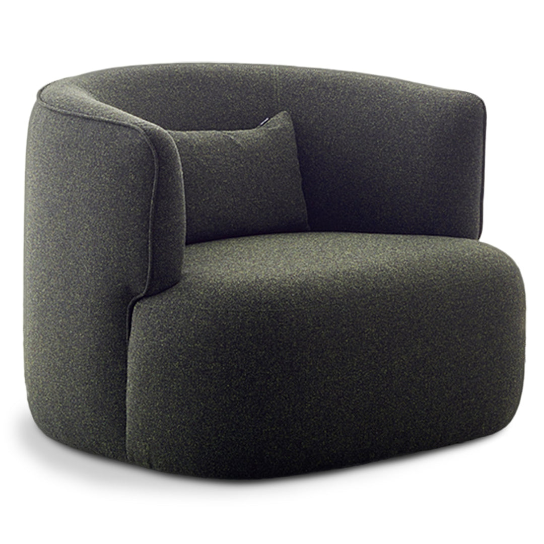 Minimalist fabric revolving 1 seater sofa heb detail 3.