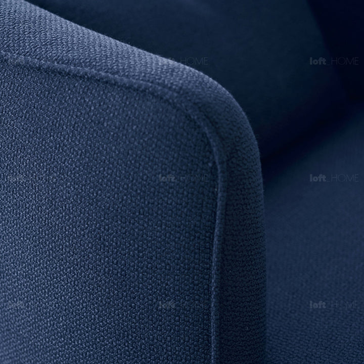 Minimalist fabric revolving 1 seater sofa heb detail 2.