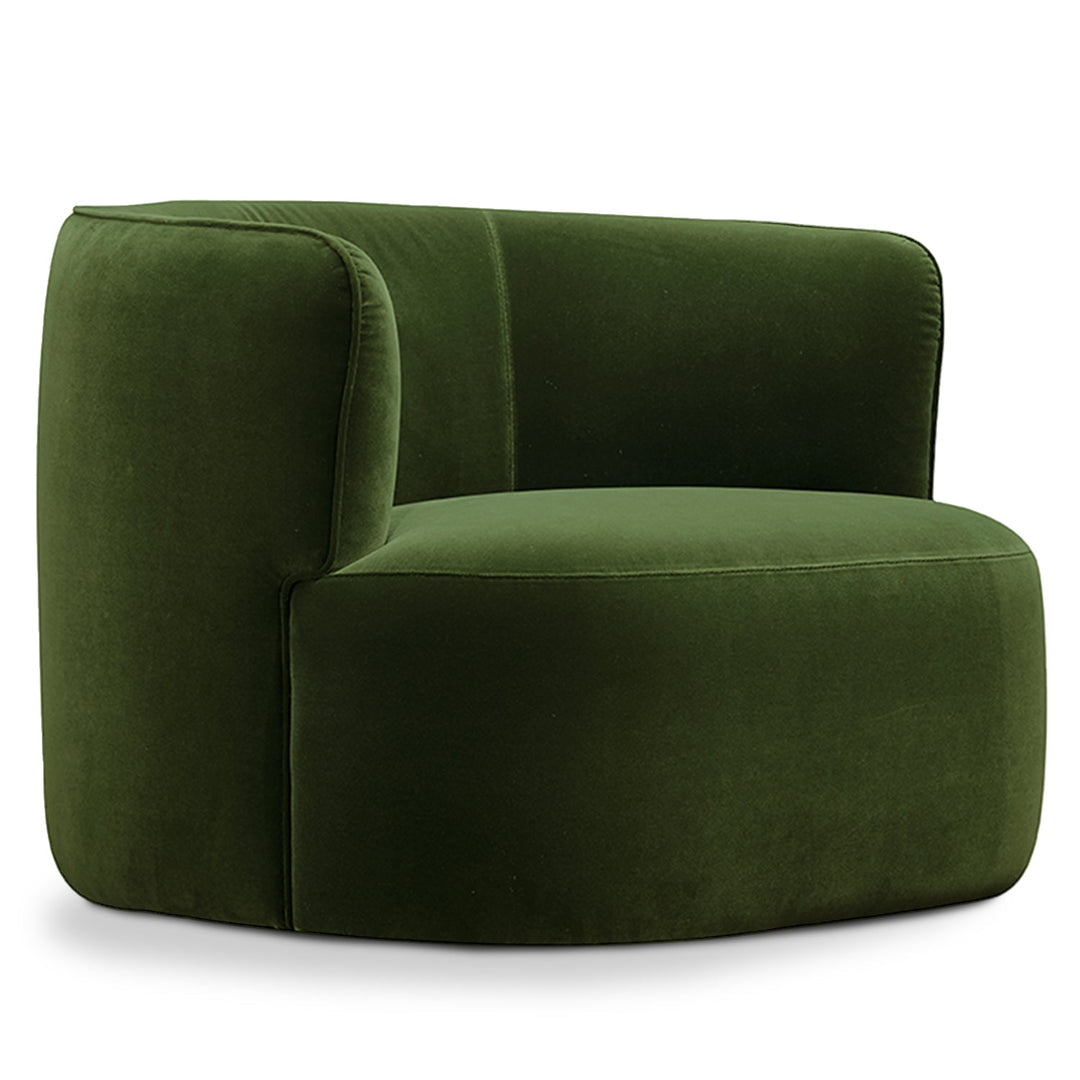 Minimalist fabric revolving 1 seater sofa heb detail 4.
