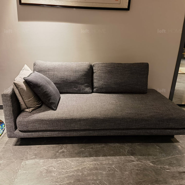 Minimalist fabric sofa bed bologna conceptual design.