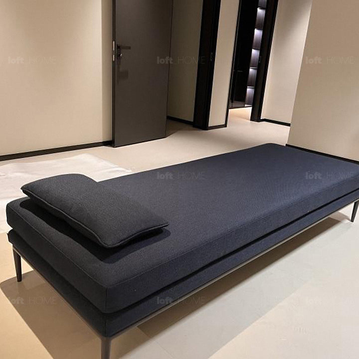 Minimalist fabric sofa bed grace environmental situation.