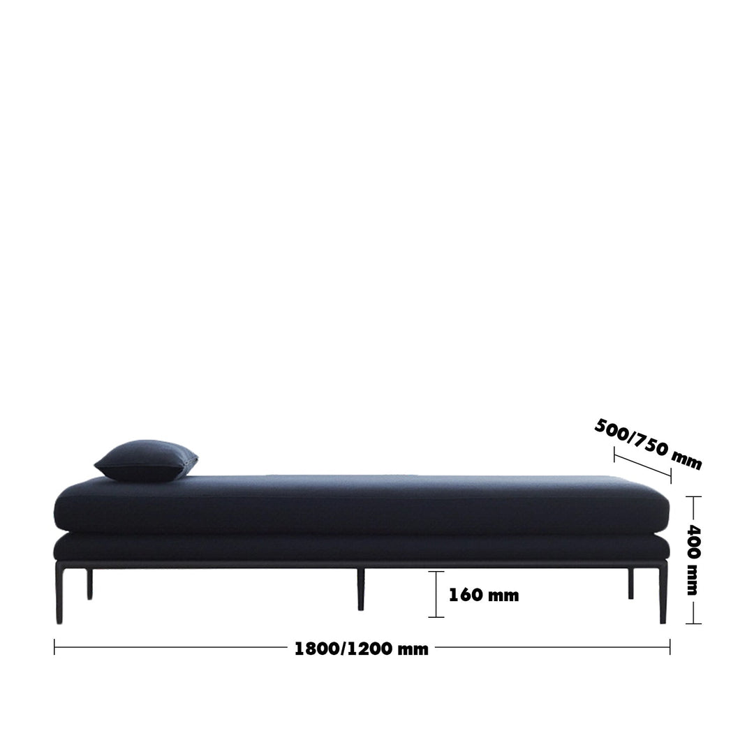 Minimalist fabric sofa bed grace size charts.