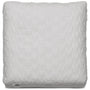 Contemporary Fabric Sofa Pillow ANGLE White