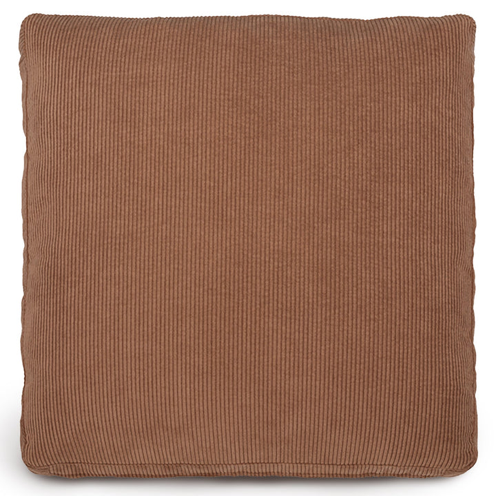 Minimalist Fabric Sofa Pillow CORDUROY Orange