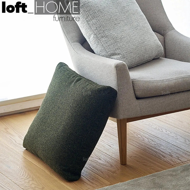 Minimalist Fabric Sofa Pillow NOR Green