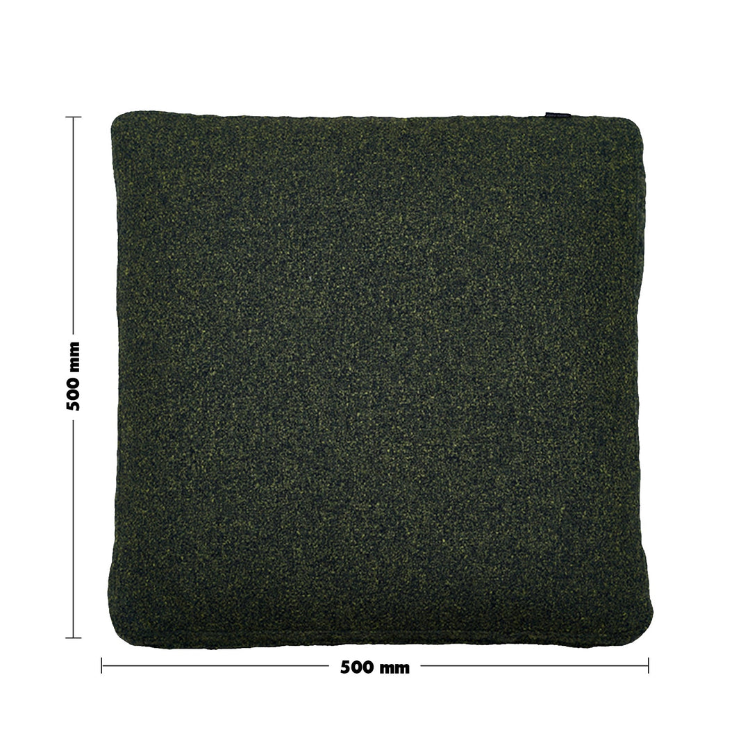 Minimalist Fabric Sofa Pillow NOR Green