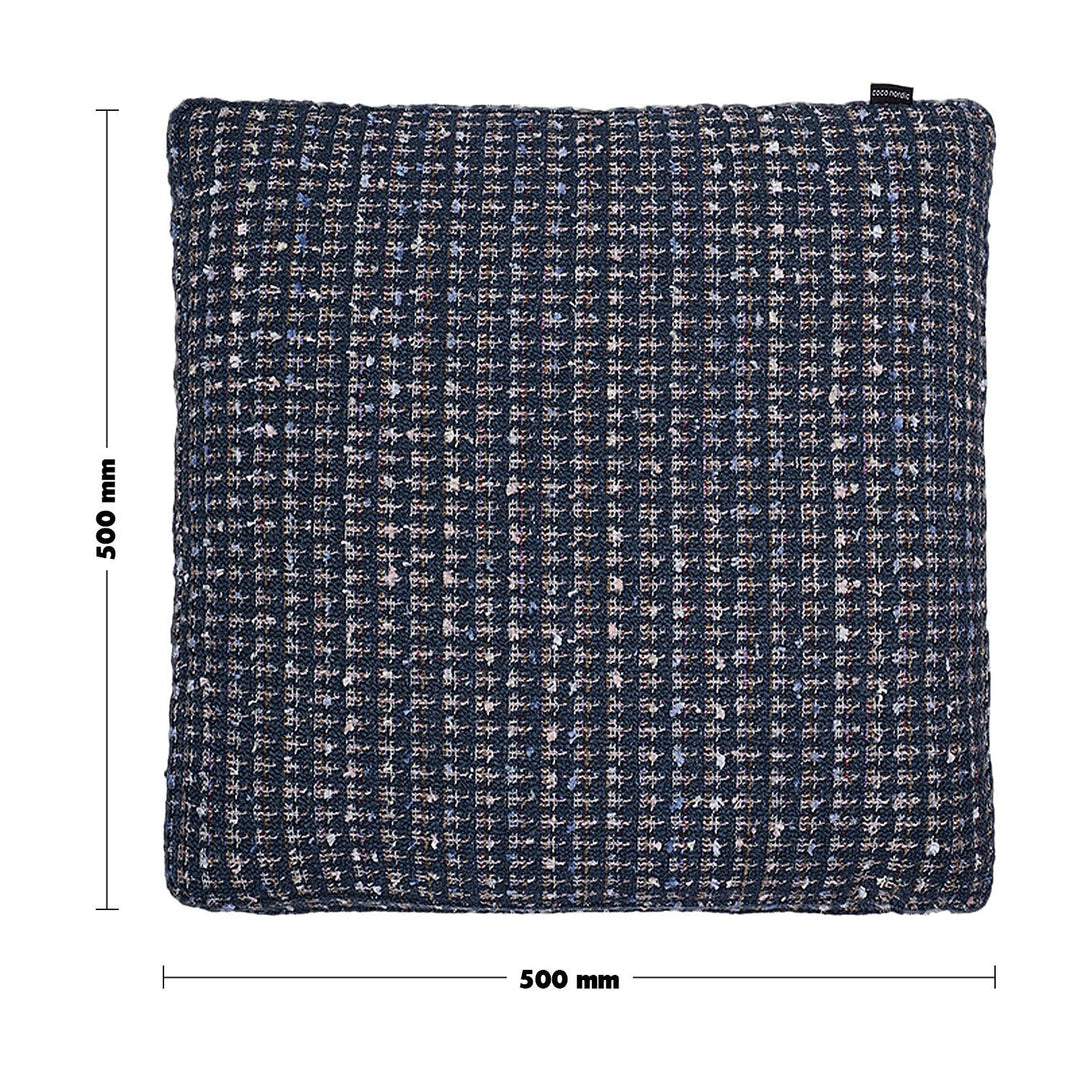 Minimalist fabric sofa pillow sapphire blue size charts.