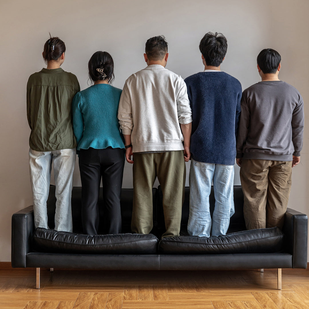 Minimalist Genuine Leather 3 Seater Sofa UNIQUE