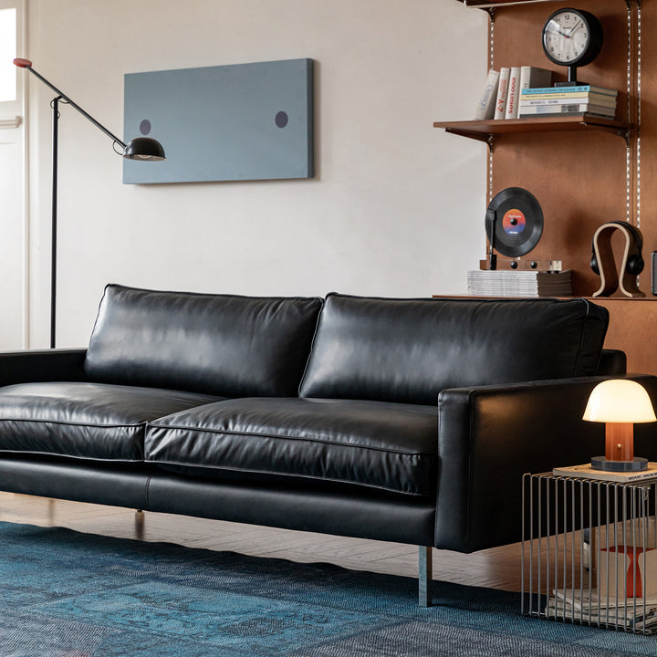Minimalist Genuine Leather 3 Seater Sofa UNIQUE