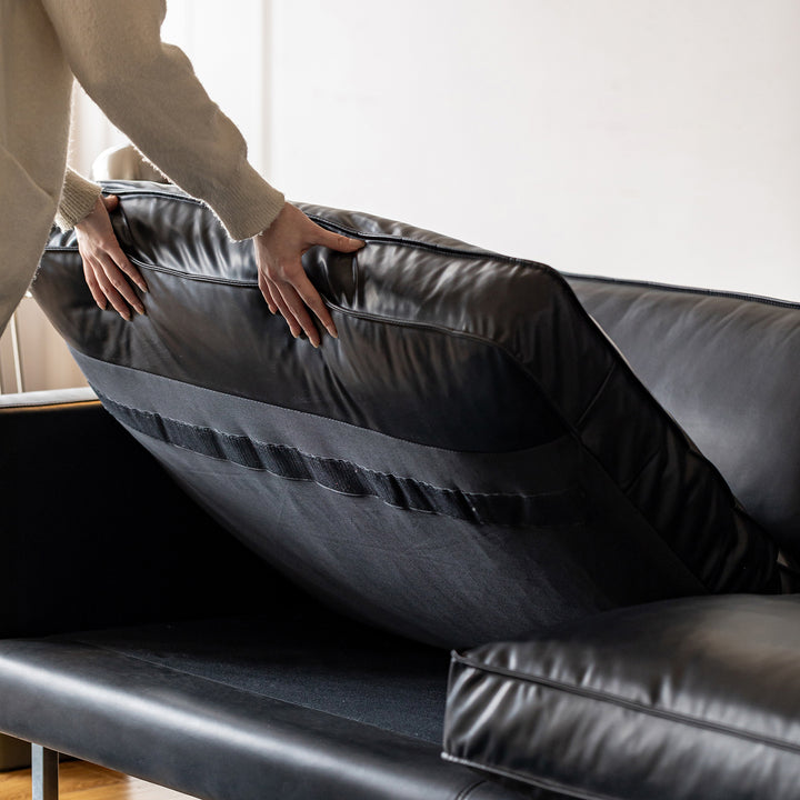 Minimalist Genuine Leather 3 Seater Sofa UNIQUE