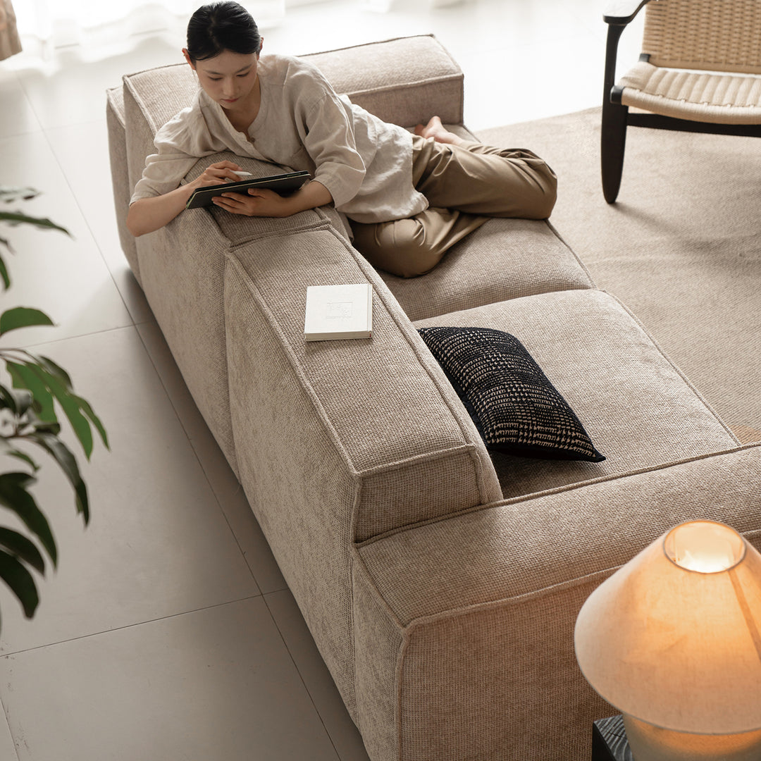 Minimalist linen fabric 4 seater sofa camaleonda size charts.