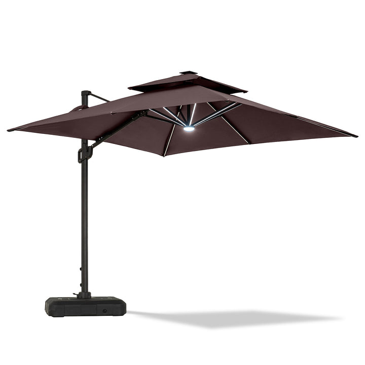 Minimalist outdoor umbrella luna detail 1.