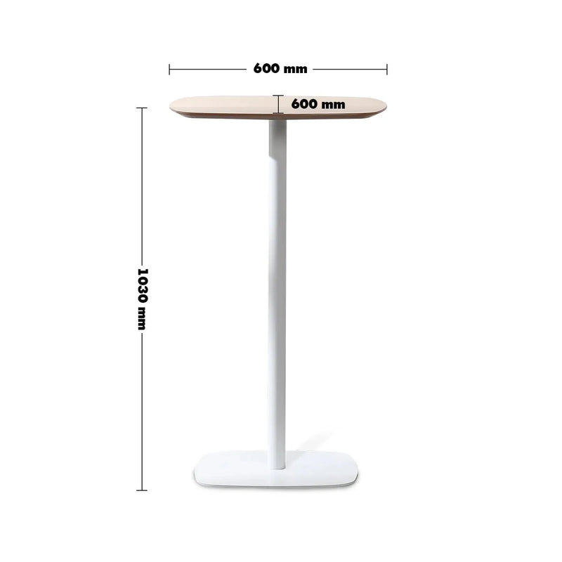 Minimalist wood bar table fane size charts.