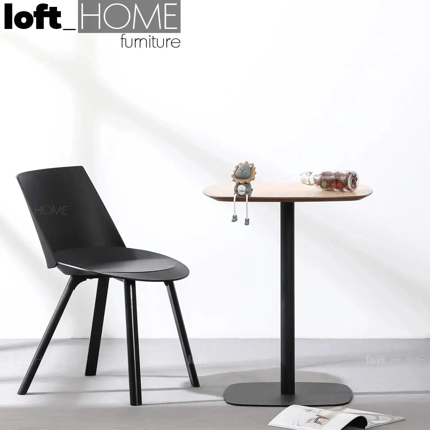 Minimalist Wood Dining Table FANE – LOFT HOME