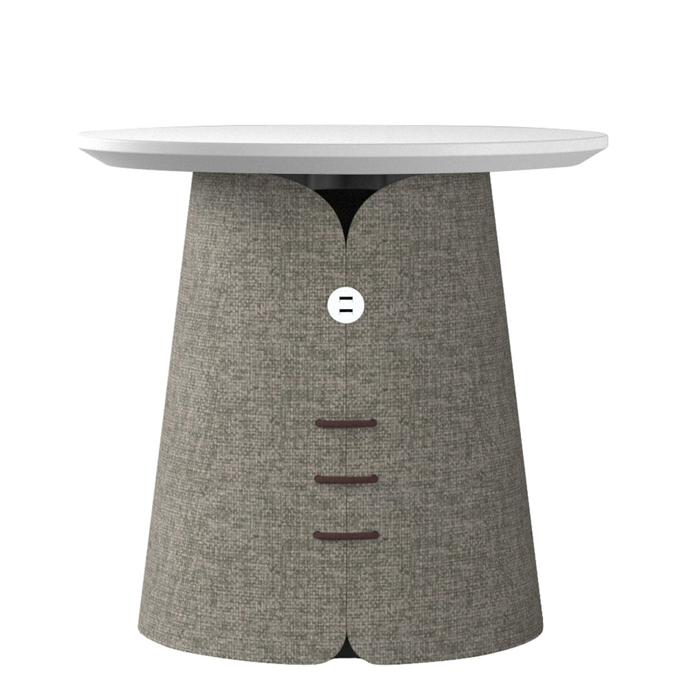 Minimalist wood side table collar primary product view.
