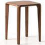 Japandi Walnut Wood Stool CONTI