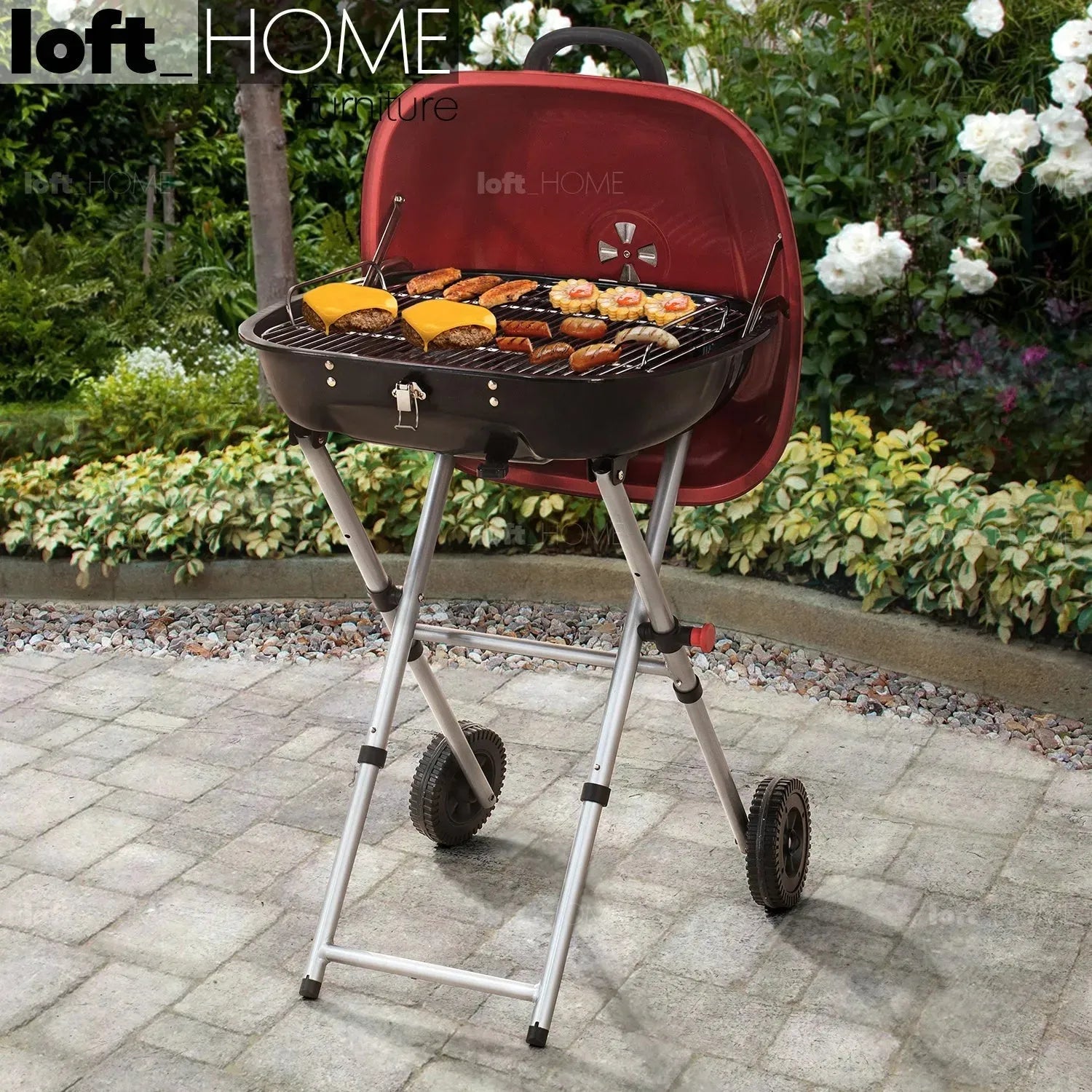 Industrial BBQ Grill RUDDLE LOFT HOME